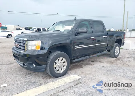 2013 GMC Sierra 2500Hd Denali from USA, damaged, VIN 1GT125E89DF223697